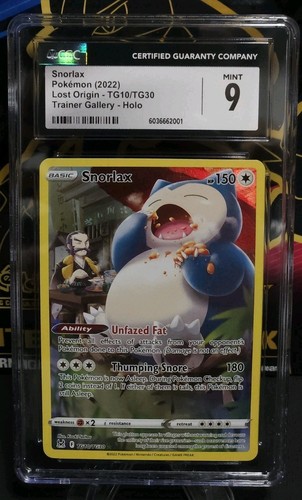 Snorlax graded CGC 9 for sale on eBay