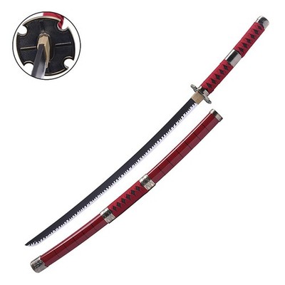 Katana von ONE PIECE  Roronoa Zoro -Sandai Kitetsu HOLZ Klinge  Schwert Cosplay