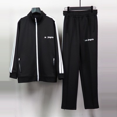 Palm Angels Sサイズ　黒セットアップ New Palm Angels Luxe Tracksuit Set Bold Streetwear Jacket & Pants