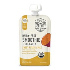 Organic Dairy-Free Baby Food Smoothie Pouch - 12 Pack, 3.5 Oz Each