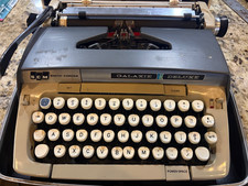 VINTAGE 1960's SMITH CORONA Typewriter Galaxie Deluxe Case MCM~Works thumbnail