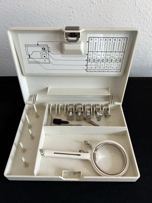 Lot of Bernina Feet Foot Hoop Accessories and Case
