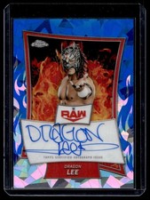 2025 Topps Chrome WWE Sapphire Autographs Dragon Lee Auto #RBA-DRA