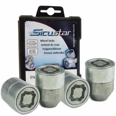 Wheel lock nuts tapered 60° M12x1,5   for Mitsubishi ASX Carisma Stufenheck Colt