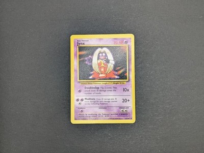 Pokémon TCG Jynx Regular Uncommon Base Set 31/102 Medium Played