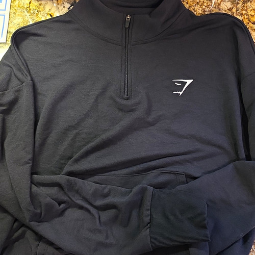 Gymshark Womans Black  Training pippa Pullover Sportswear Size M