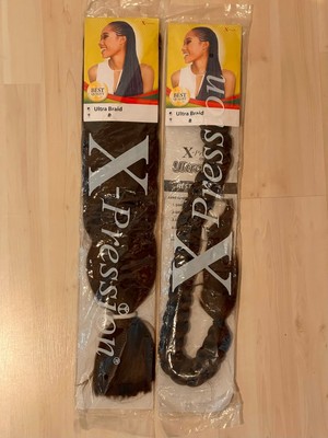 X-pression Ultra Braid Hair Extension Frisur Flechten Nr.8 Kastanienbraun NEU