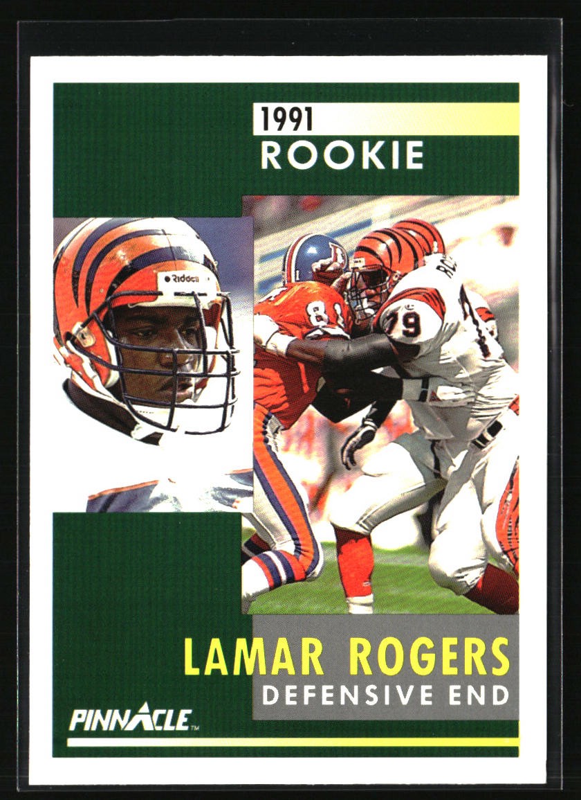 1991 Pinnacle #329 Lamar Rogers