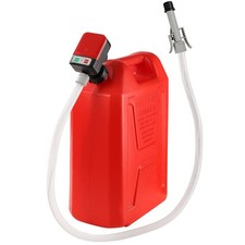 Automatic Fuel Transfer Pump, Battery Powered, Portable Gas Pump with Flow Co...