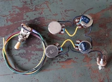 Les Paul 50s Wiring Harness Bourns 500k Pots 27mm Long Shafts .027 KelllingSound
