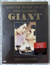 Giant DVD Two Disc Special Ed Elizabeth Taylor Rock Hudson James Dean New Sealed