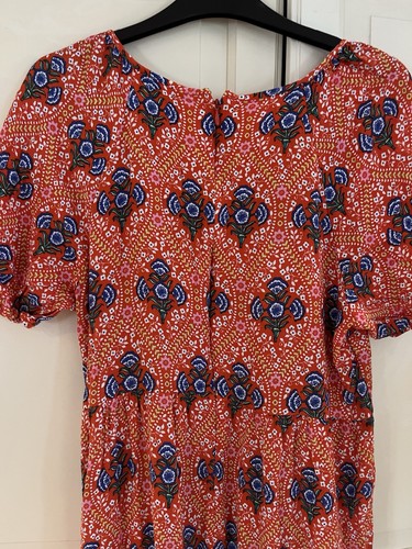 Boden Floral Maxi Dress Long Sleeve, Viscose, Size 12R - Picture 4 of 4