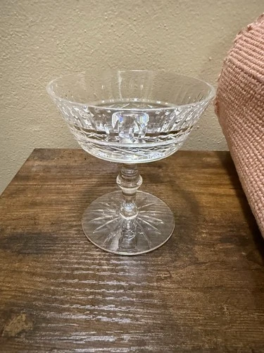 Set of 4 Vintage Waterford Tramore Champagne Sherbet Coupe 4 1/2" Glasses W25