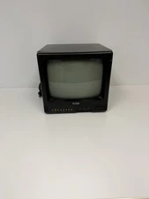 FOCUS FS-412 Quadvision4 CRT Video Monitor Black Tested B&W Vintage