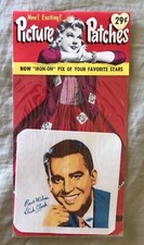 Original Vintage Dick Clark Iron On Picture Patch