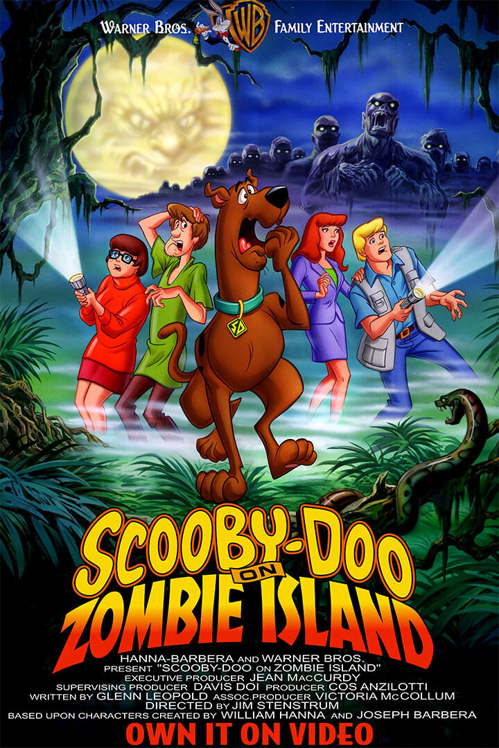 Scooby Doo on Zombie Island Mystery Incorporate Cartoon Art Decor