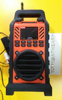 PYLE HOME WORKSITE RECHARGEABLE BLUETOOTH USB/SD DRIVE FM RADIO #P