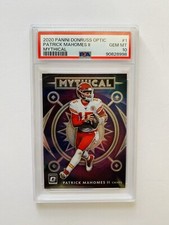 2020 Panini Donruss Optic PATRICK MAHOMES II Mythical PSA 10