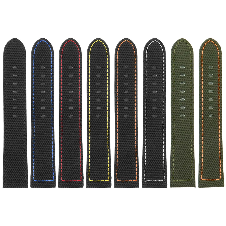 Correa de reloj militar para hombre DASSARI Trooper de lona de nailon tamaños 18 mm-26 mm Foto 2 de 4