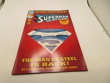 Superman: The Man of Steel 22 Die-Cut Cover Edition Jun 1993, DC NM W/POSTER