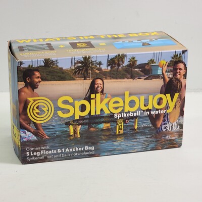 Spikeball Spikebuoy Water Play Accessory 5 Leg Floats and Anchor Bag New Sealed!