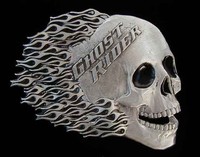 Cool Ghost Rider Flaming Skull Belt Buckle Licensed Buckles Cool Ghost Rider Flaming Skull Belt Buckle Licensed Buckles