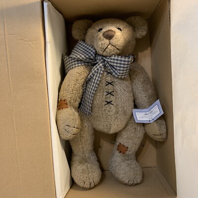 Ashton-Drake Galleries ''PATCHES'' Signed by Pamela Wooley Teddy Bear #1964
