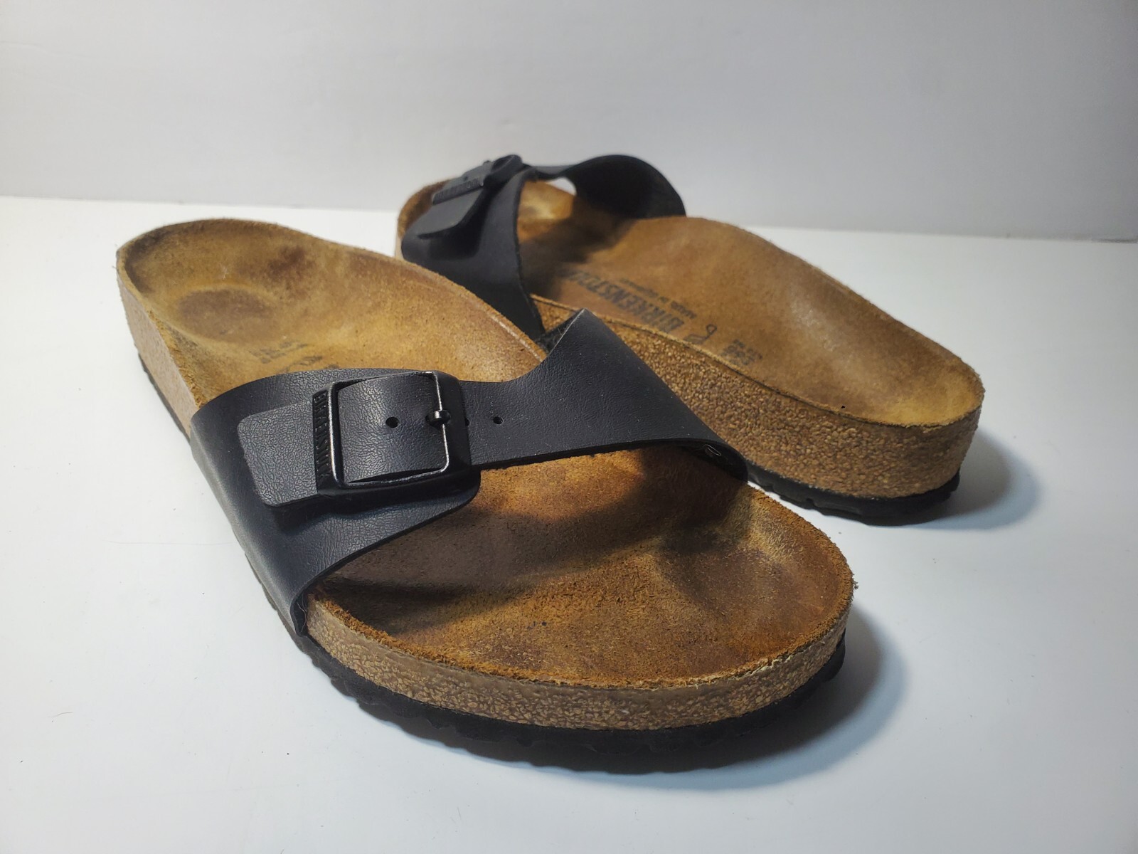 Birkenstock Black Single Strap Buckle Sandals Size 41/Men's