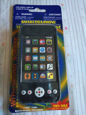 PLAY PRETEND Toy Black SMART Cell PHONE