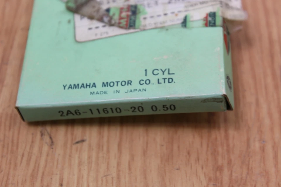 ANILLOS DE PISTÓN O/S YAMAHA DT125 1978-1980 NUEVO EN STOCK (2A6) Foto 2 de 4