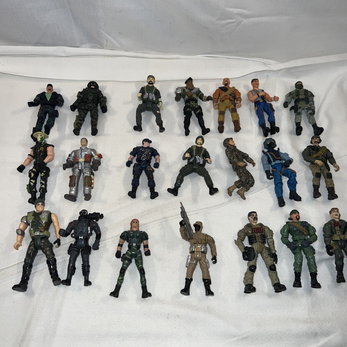 Vintage Chap Mei Lanard Toy Military Action Figures Lot Of 21 | eBay
