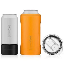 NEW Brumate Hopsulator Trio 3 in 1 Hunter Orange Can 16 - 12 oz  w/ slider lid