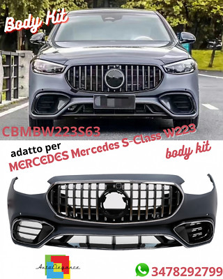 Bodykit passend für Mercedes S-Klasse W223 Limousine 2020+ S63 Design 