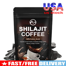 100g Shilajit Coffee,Himalayan Shilajit With Mushroom,Improve Memory Brain