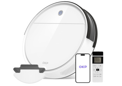 OKP K5 Robot Slim Staubsauger | Tierhaare Hartboden abwischen | WLAN App Alexa