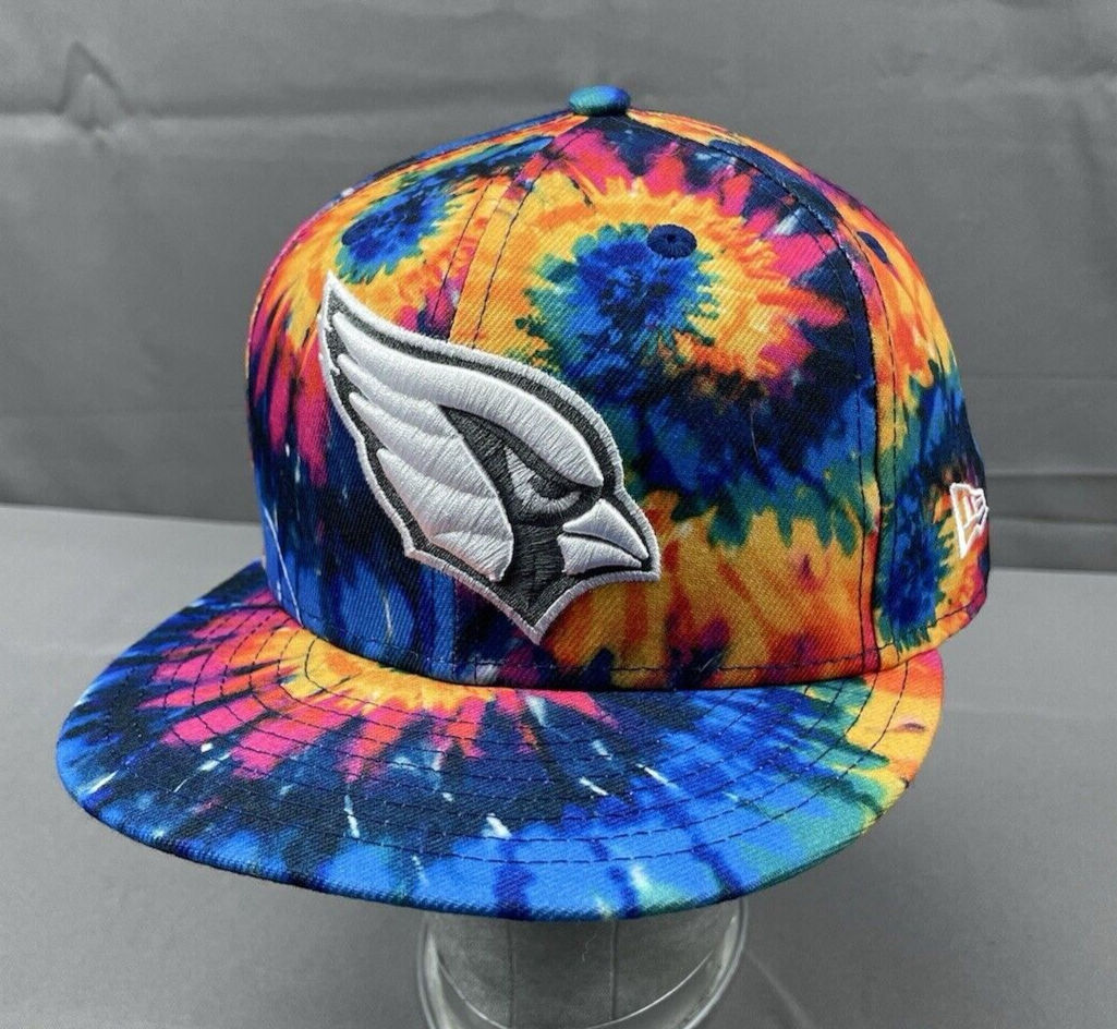 NFL Arizona Cardinals Tie Dye Hat Crucial Catch Intercept Cancer New Era  59Fifty - Main Image