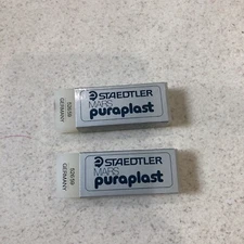 Staedler Mars Puraplast 526 59 eraser Made in Germany 2 Pack