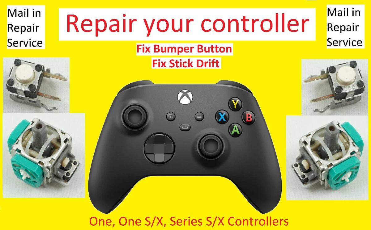 Repair Service - Fix Your Xbox Controller, 360, One, Series, Elite -  Joysticks