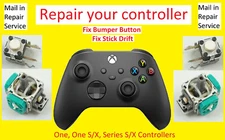 Repair Service - Fix Your Xbox Controller, One, Series, Elite - Stick Drift