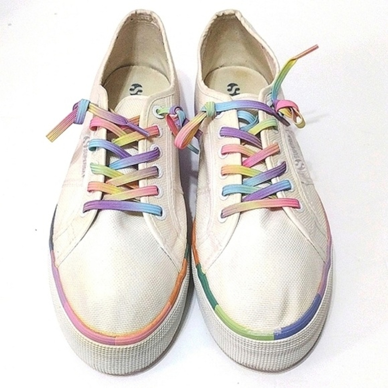 superga shoes rainbow