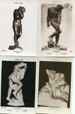 KONVOLUT 6 Karten über das Museum RODIN in PARIS Kunst Skulpturen von Auguste Rodin