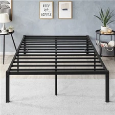 Twin/Full/Queen/King/California King Metal Platform Bed Frame Non-Slip Design