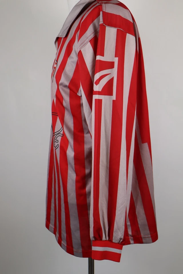 LEGEA ANGRI MAGLIA CALCIO UOMO Tg XL SOCCER JERSEY TRIKOT VINTAGE - Immagine 4 di 4