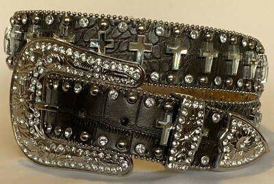 NWOT Nocona Genuine Leather  Rhinestone Belt Nocona Women main image 4