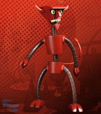 Futurama - Fry Action Figure (Toynami, Robot Devil Build-a-Bot