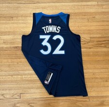 Minnesota Timberwolves Karl Anthony Towns Nike Swingman Jersey Dri-Fit Mens L 