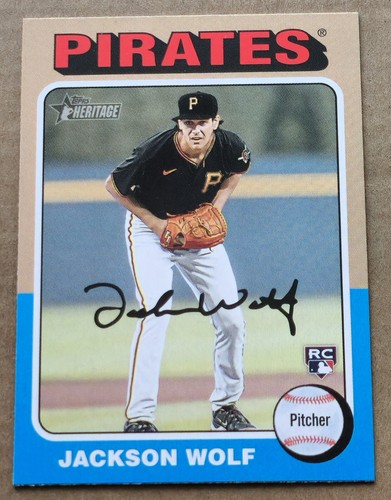 2024 Topps Heritage #216 Jackson Wolf | Baseball Card