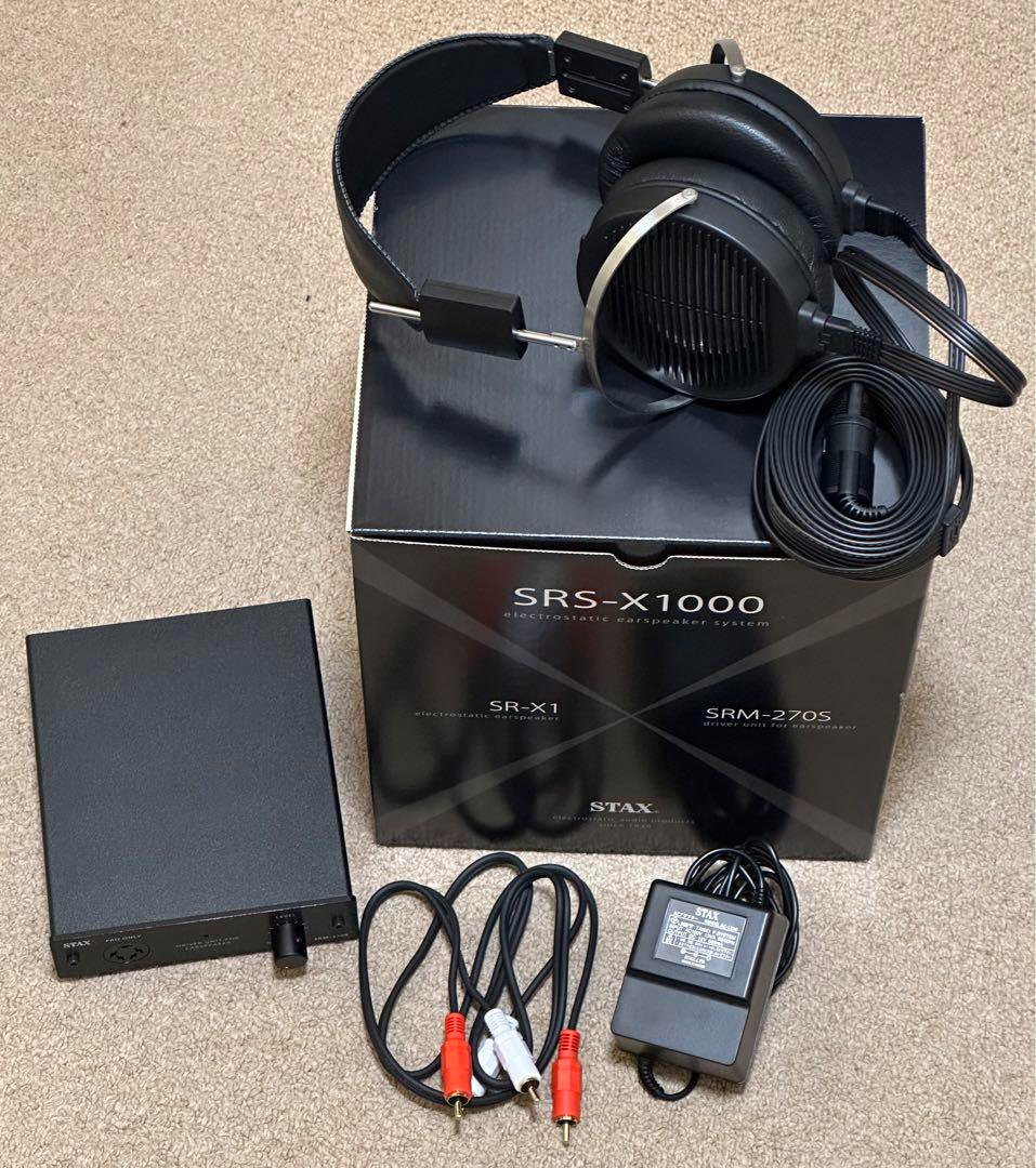 STAX SRS-X1000 Headphones Entry System SR-X1 SRM-270S set Sound