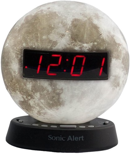 Sonic Alert Sonic Boom Wecker – Extra Laut Mit 113 DB, Vibrationsalarm & Lichtblitz | Für Starke Schläfer