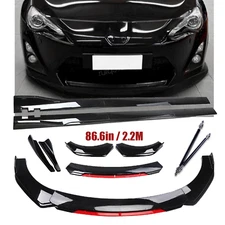 Front Bumper Lip Splitter Spoiler Side Skirt For Scion FR-S/Toyota 86 Body Kit